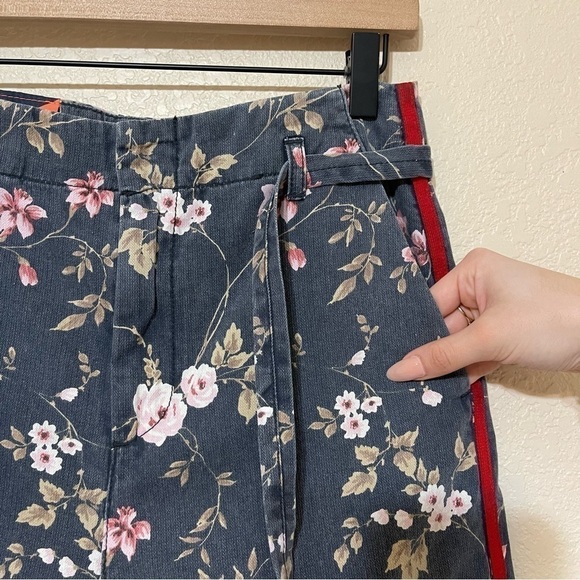 Sundry Floral Trouser Denim Pants Size 25 Women - Picture 7 of 13